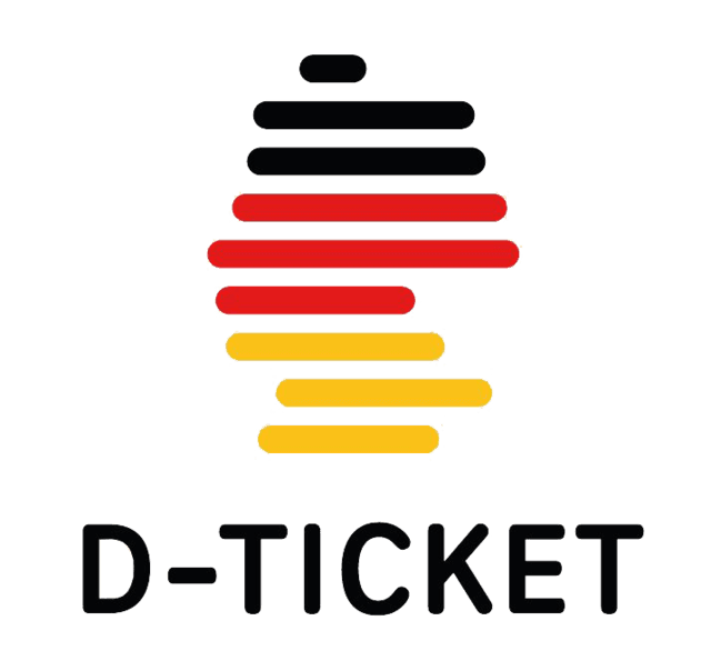 Deutschlandticket Logo TicketPlus+ D-Ticket 63 Euro Ticket Deutsche Bahn