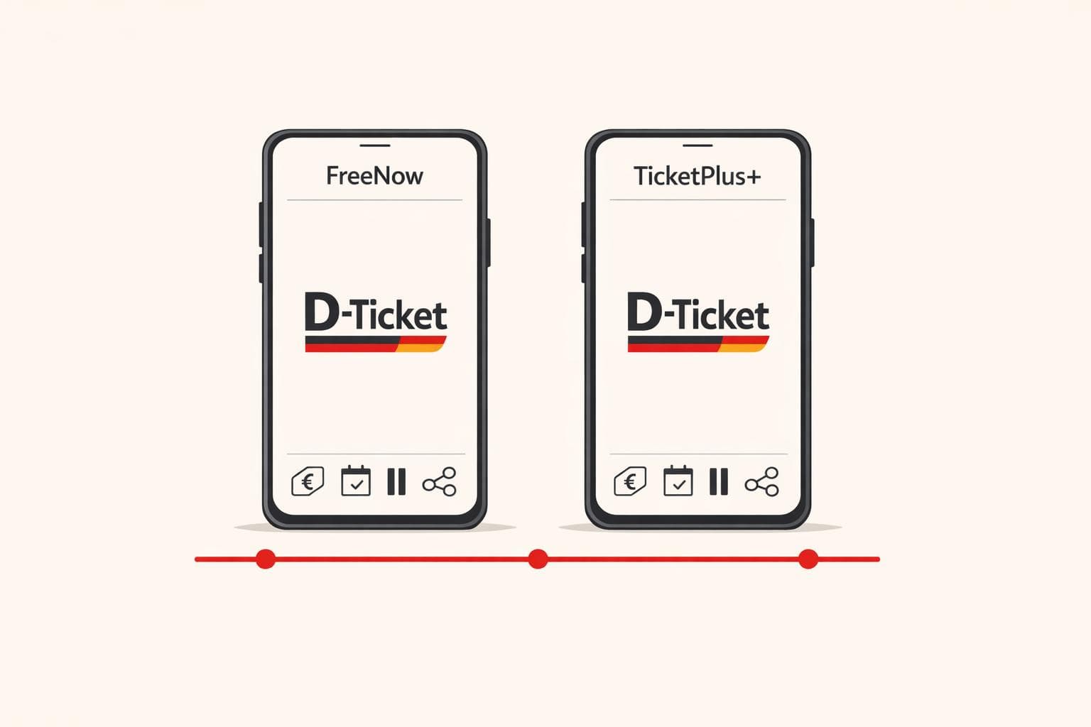 FreeNow vs. TicketPlus+: Mobilitäts-Apps und das D-Ticket im Check