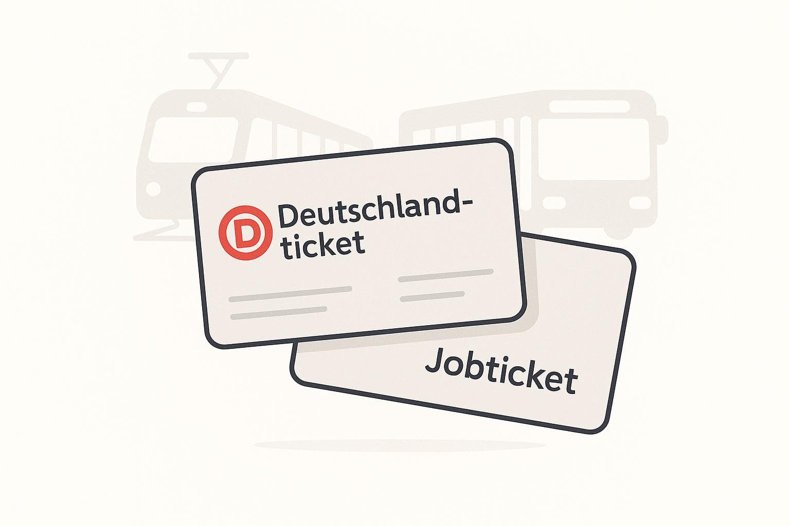 Was ist der Unterschied zwischen Deutschlandticket und Jobticket?