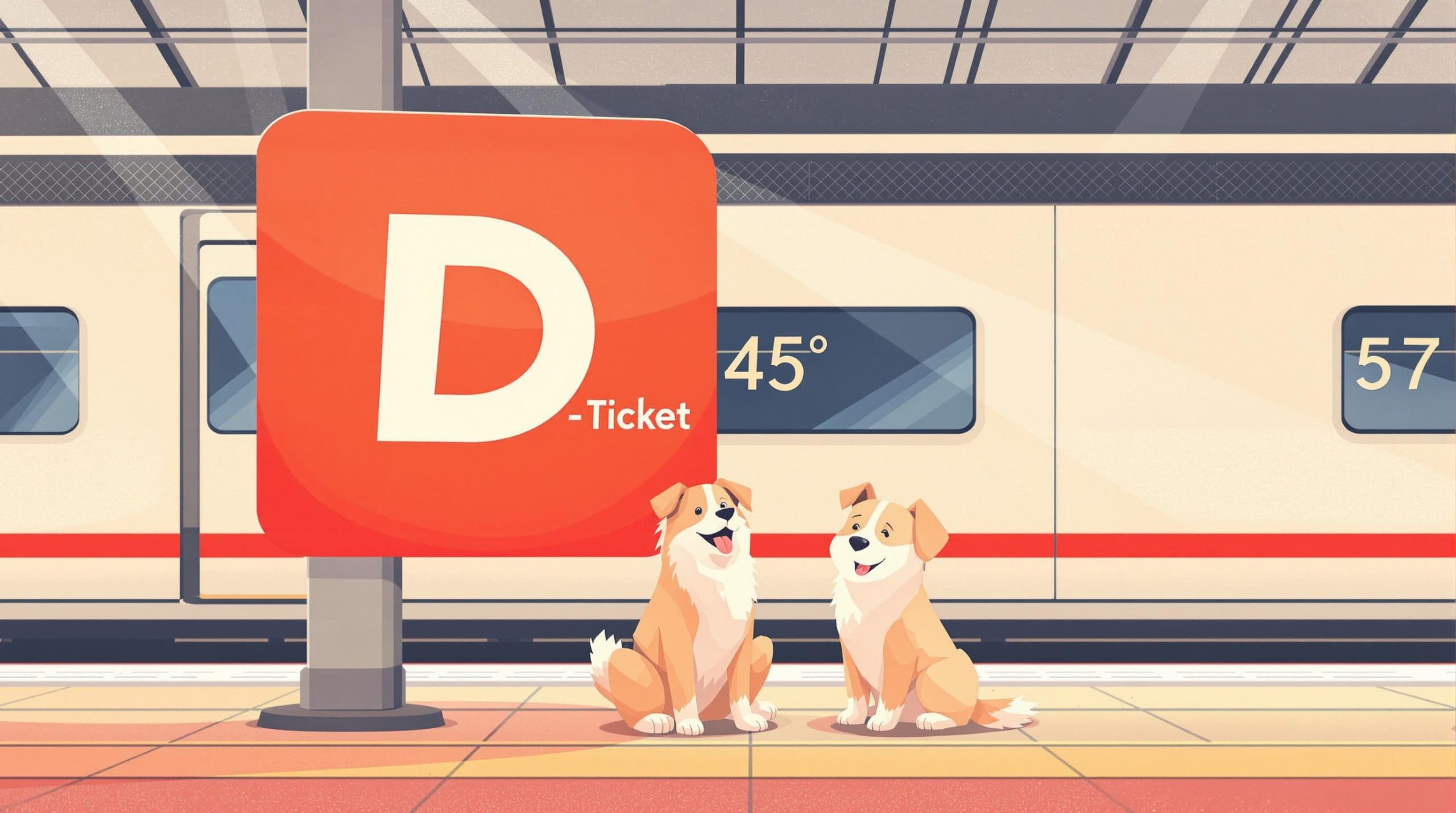 Hundemitnahme mit dem Deutschlandticket: Was du wissen solltest