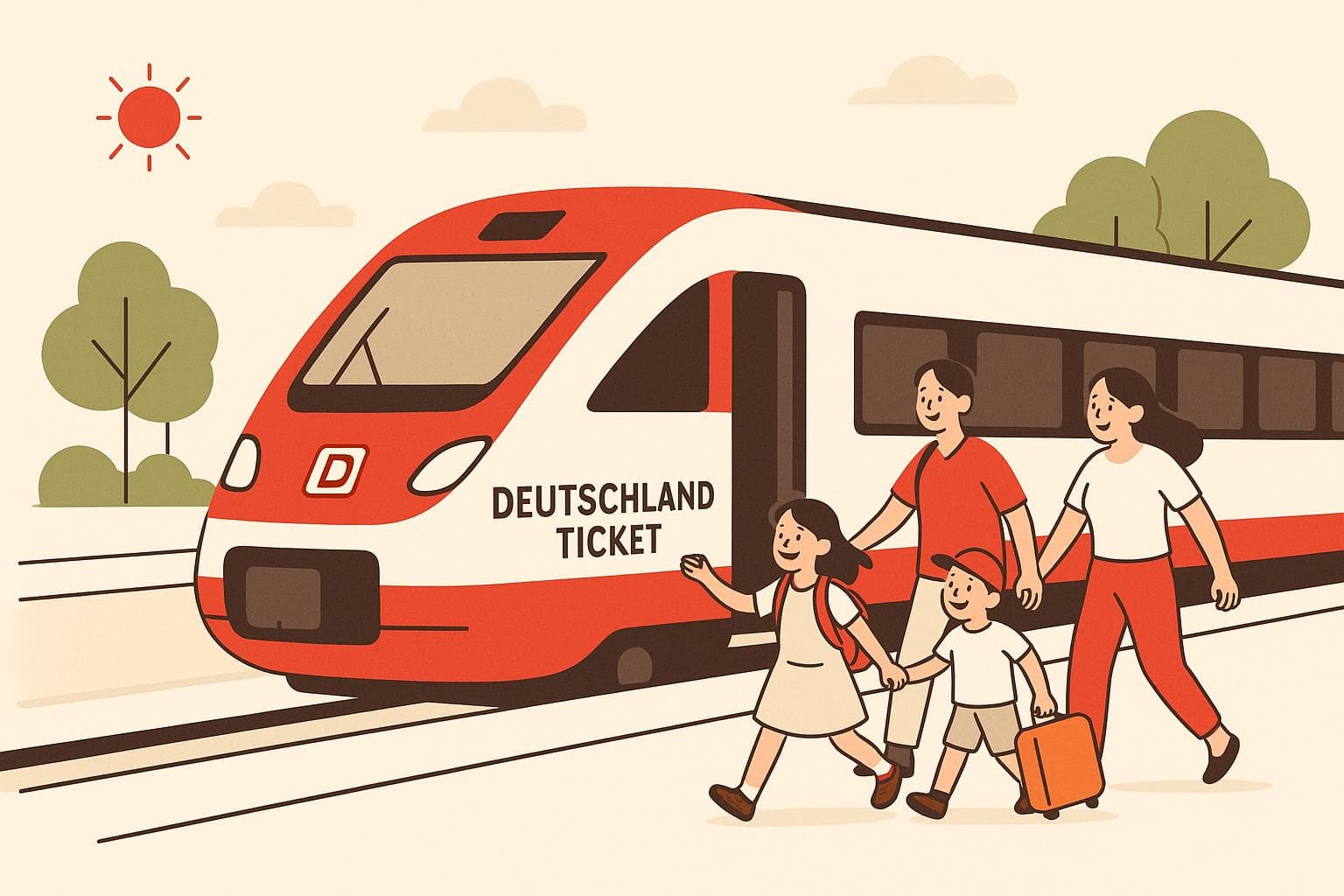 Deutschlandticket für Familien: 5 Tipps für den perfekten und günstigen Tagesausflug.