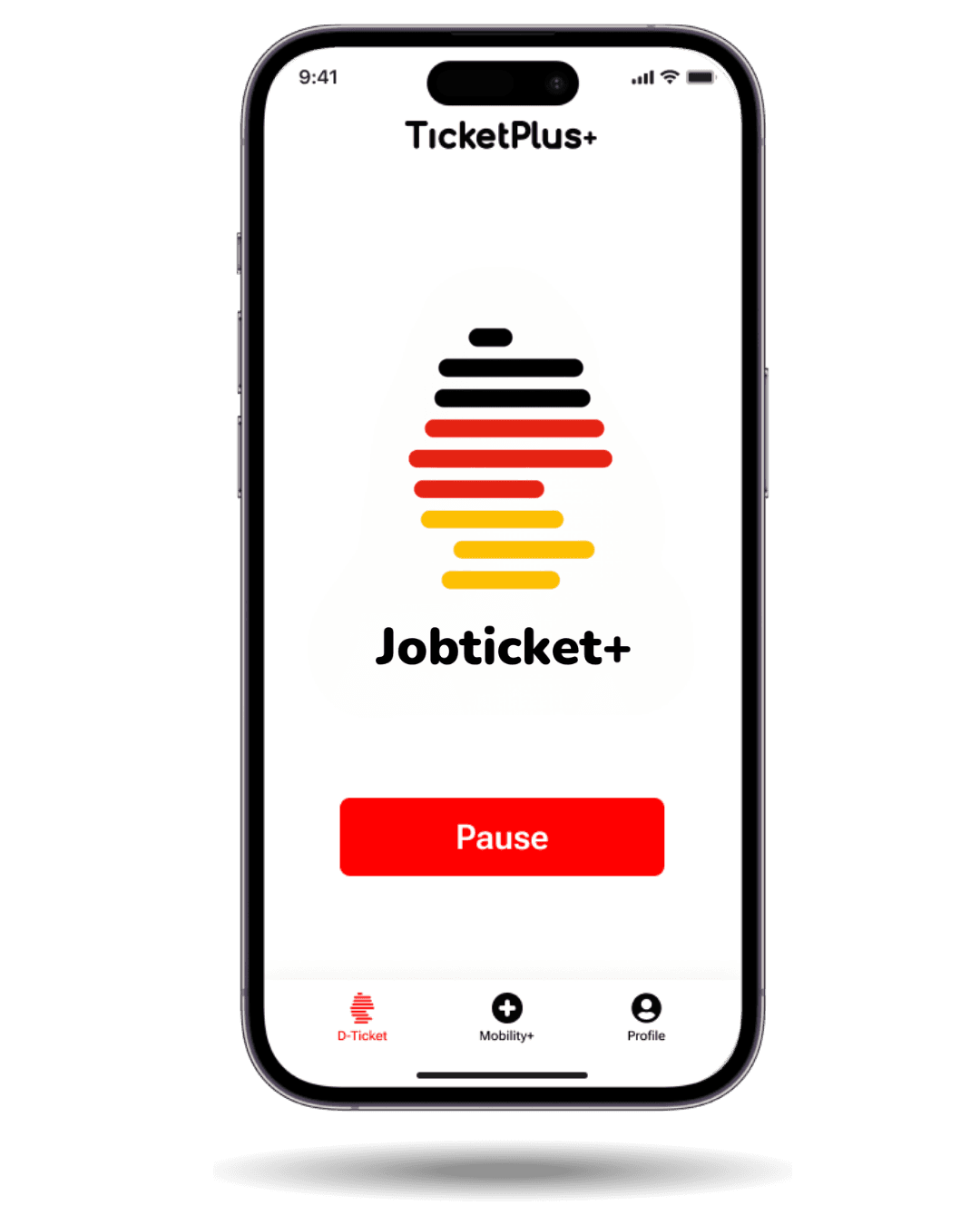 App für Jobticket Deutschlandticket für Unternehmen TicketPlus+