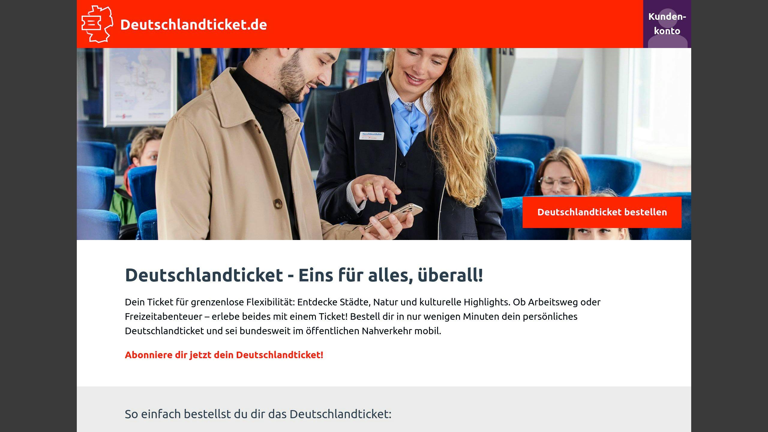 Deutschlandticket